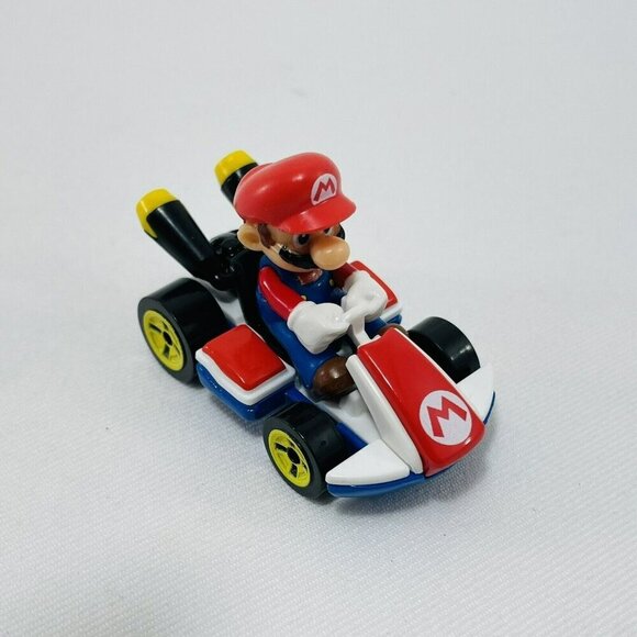 Nintendo Mattel Mario Mariokart Kart Toy Figure Die Cast Racing Car Vehicle Red - Picture 6 of 10